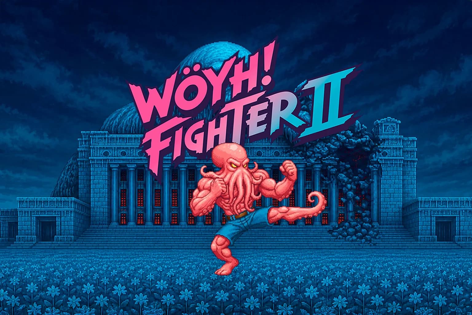WÖYH FIGHTER II by PEKI SINIKOSKI - A 90s-style Finnish arcade fighting game from Finland.