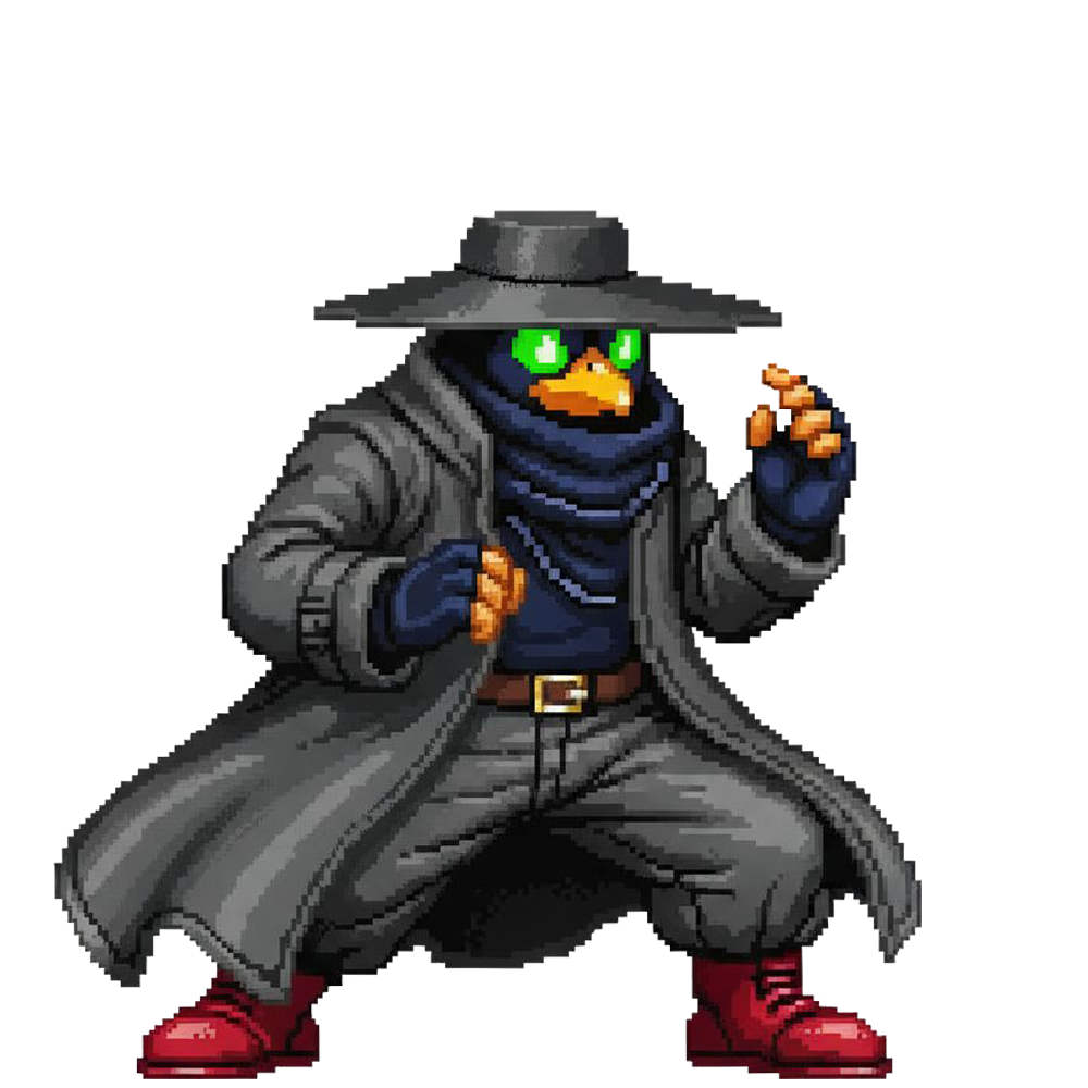 UNDERCOVER PINGVIINI - SECRET AGENT FROM THE NORTH - WÖYH FIGHTER II - 1990s Arcade Game created by Peki Sinikoski